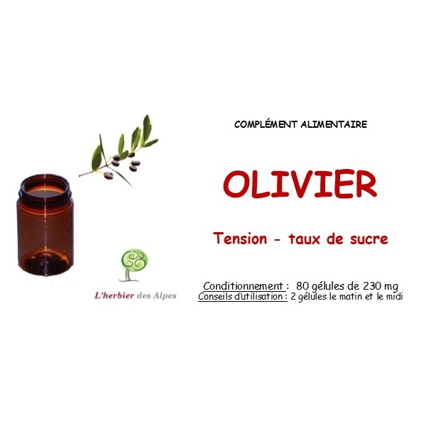 Gélules d'olivier