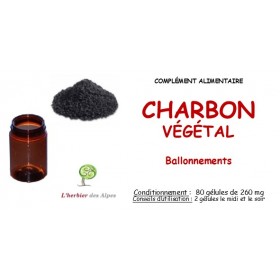 Charbon végétal gélules
